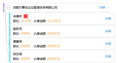 成都万事佳企业管理咨询_【信用信息_诉讼信息_财务信息_注册信息_电话地址_招聘信息】查询-天眼查